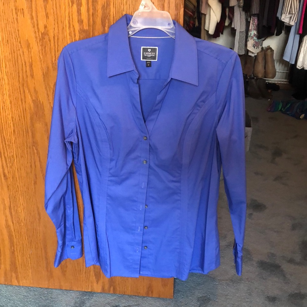 Express Fitted Dress Shirt